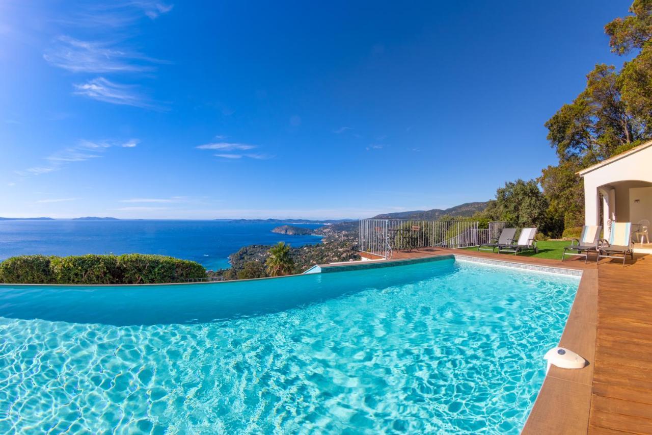 Vistazur Luxueux appartement avec terrasse et piscine Le Le Rayol-Canadel-sur-Mer Esterno foto