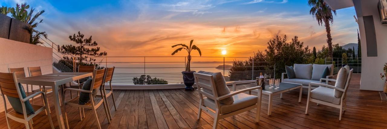 Vistazur Luxueux appartement avec terrasse et piscine Le Le Rayol-Canadel-sur-Mer Esterno foto