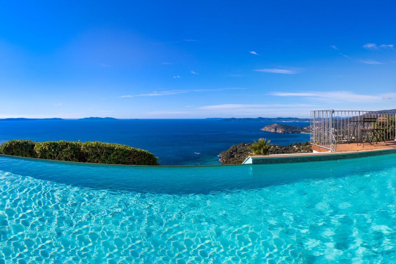 Vistazur Luxueux appartement avec terrasse et piscine Le Le Rayol-Canadel-sur-Mer Esterno foto
