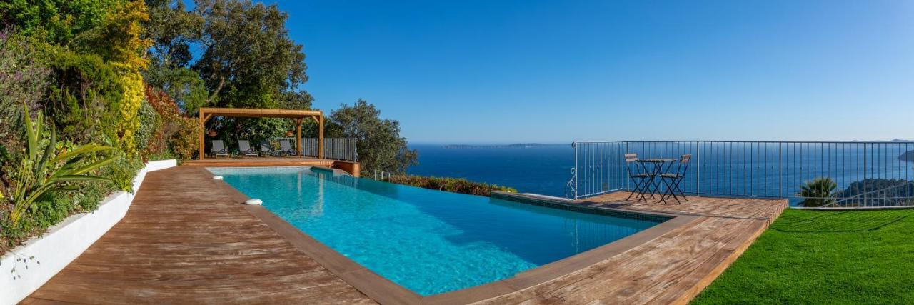 Vistazur Luxueux appartement avec terrasse et piscine Le Le Rayol-Canadel-sur-Mer Esterno foto